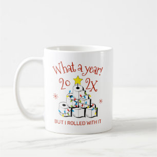 Mug Quel An 2022 Funny Toilet Papier de Noël Arbre