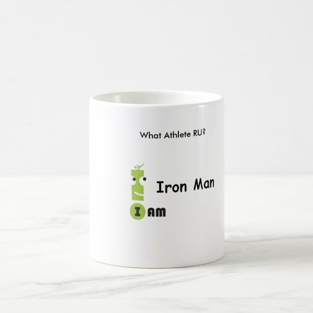 Mug Quel athlète RU ? - Je suis homme de fer (Centre)
