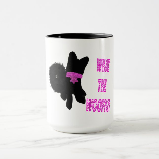 Mug Quel chien drôle ouah ouah (Centre)
