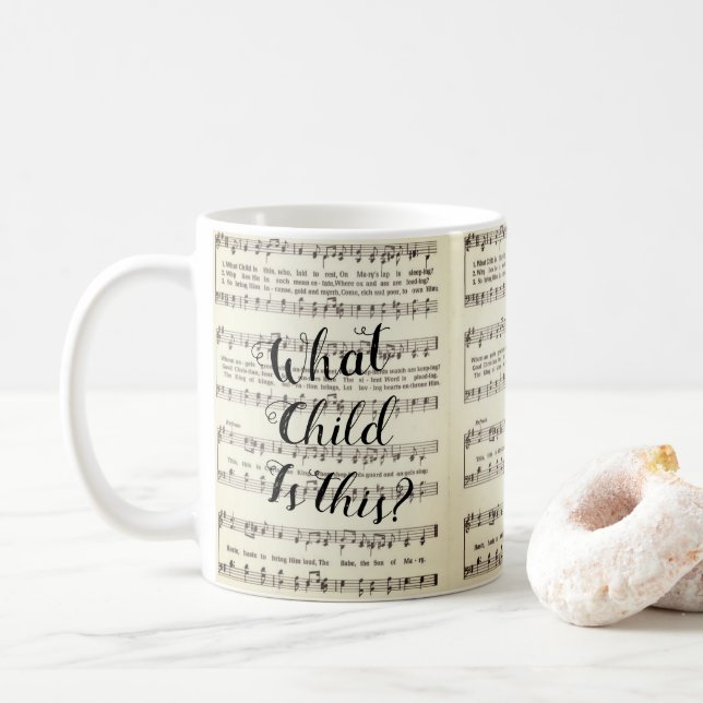Mug Quel enfant est-ce là (Avec donut)