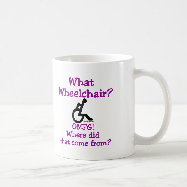 Mug Quel fauteuil roulant (Droite)