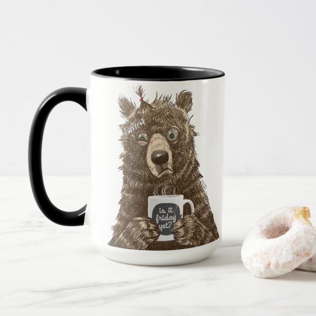 Mug Quel Jour Est-Ce ?Mug (Avec donut)