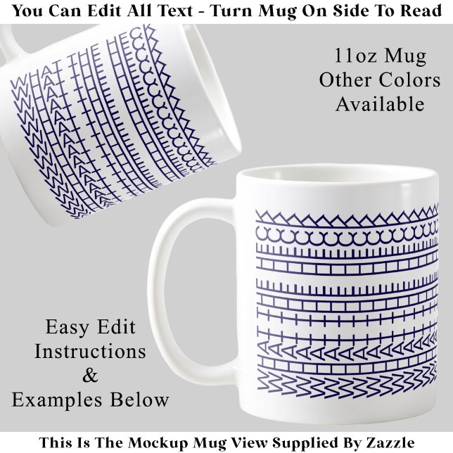 Mug Quel Message Caché Personnalisé Diantre 142BuW Cit (Créateur téléchargé)