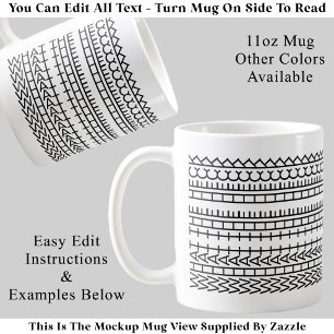 Mug Quel Message Caché Personnalisé Incroyable 142BW C