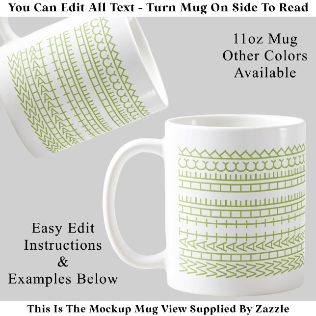 Mug Quel message caché personnalisé incroyable 142GW C (Créateur téléchargé)