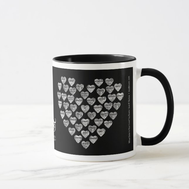 Mug Quelle couleur est votre amour ? (Droite)