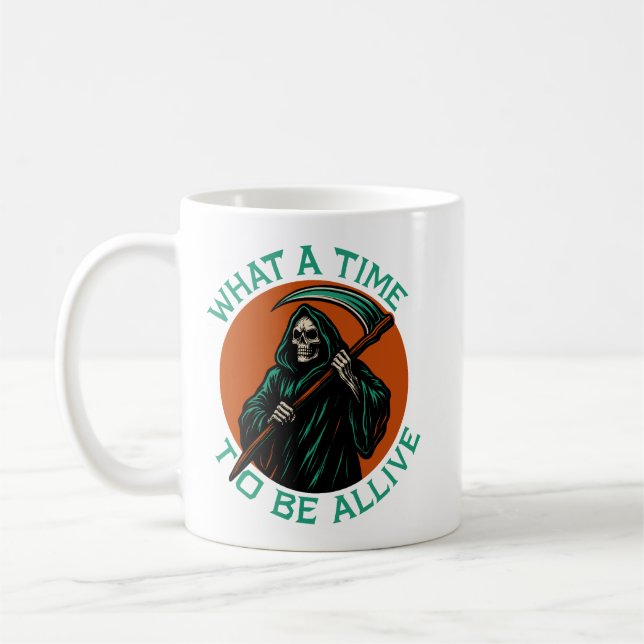 Mug Quelle époque pour vivre (Gauche)