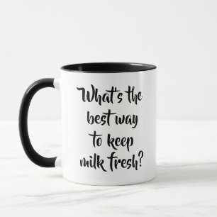 Mug Quelle est la meilleure façon de garder le lait fr