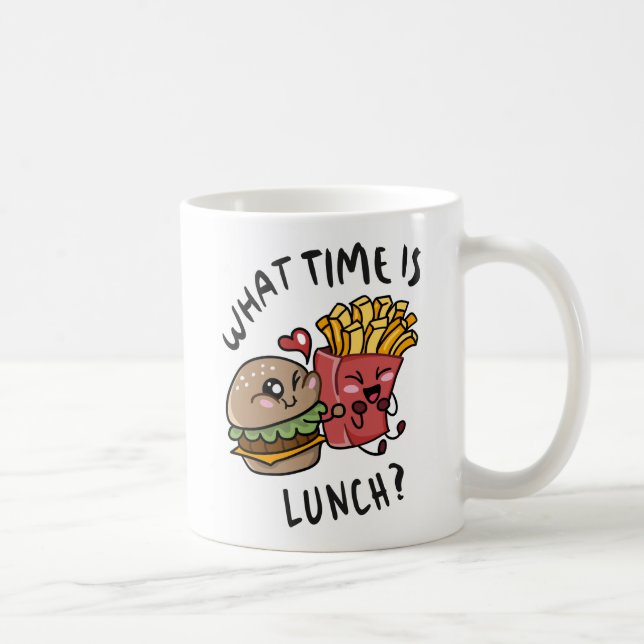 Mug Quelle heure est le déjeuner (Droite)
