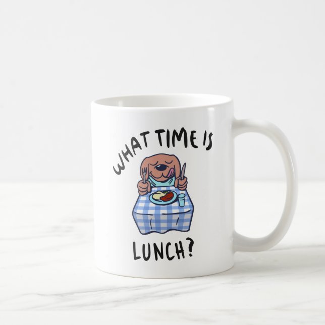 Mug Quelle heure est le déjeuner (Droite)