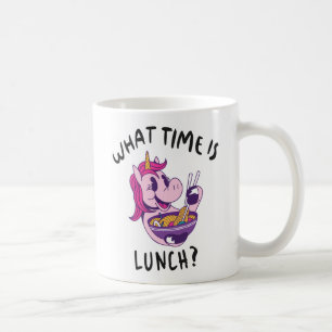 Mug Quelle heure est le déjeuner