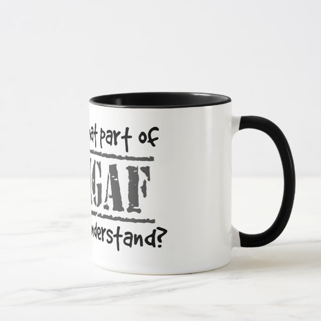 Mug Quelle partie de DILLIGAF n'avez-vous pas comprise (Droite)