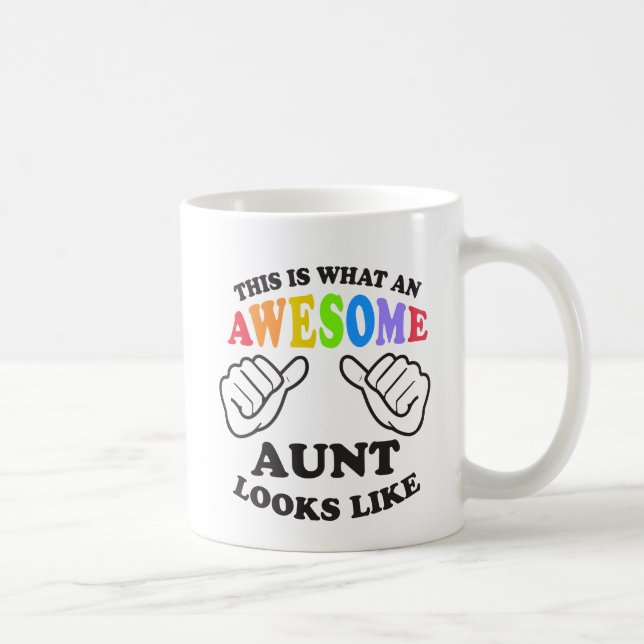 Mug Quelle TANTE gaie impressionnante (Droite)