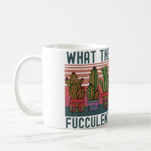 Mug Quelles plantes de cactus de vintage Fucculent Jar