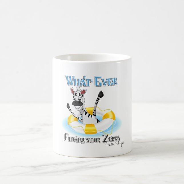 Mug Quelque chose de drôle flotte votre Zebra (Centre)