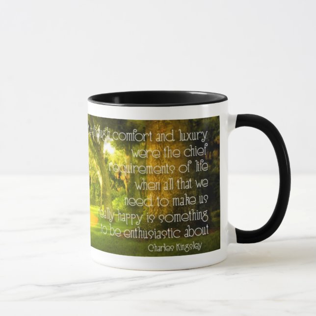 Mug Quelque chose être enthousiaste environ (Droite)