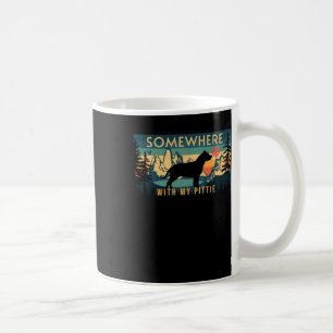 Mug Quelque Part Avec Mon Pittie Vintage Randonnée Cam
