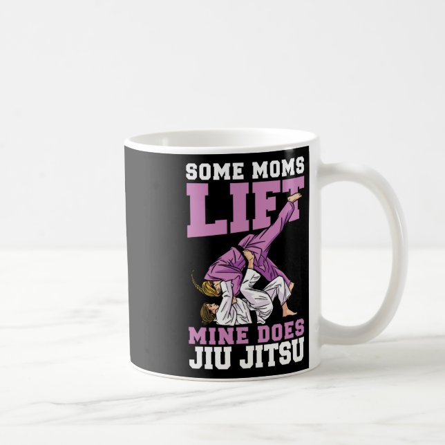 Mug Quelques Moms Lift Mine Fait Jiu Jitsu Mélange Mar (Droite)