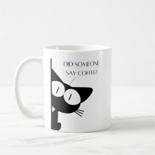 Mug Quelqu'Un A Dit Coffee Black Cat