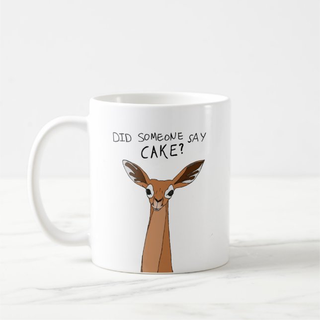 Mug Quelqu'un a dit gâteau? (Gauche)