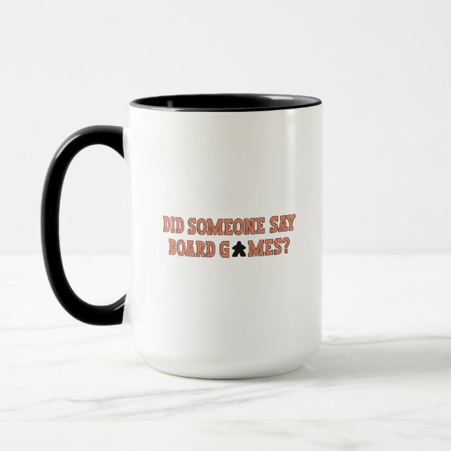 Mug Quelqu'Un A-T-Il Dit Jeux De Conseil (Gauche)