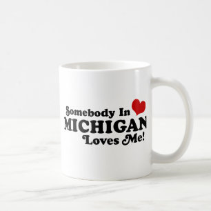 Mug Quelqu'Un Au Michigan M'Aime