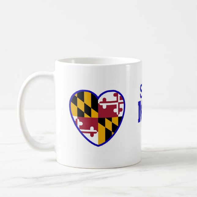 Mug Quelqu'un dans le Maryland m'aime (Gauche)