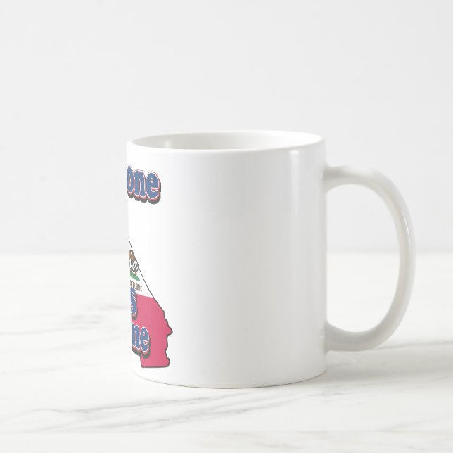 Mug Quelqu'un en Californie m'aime (Droite)