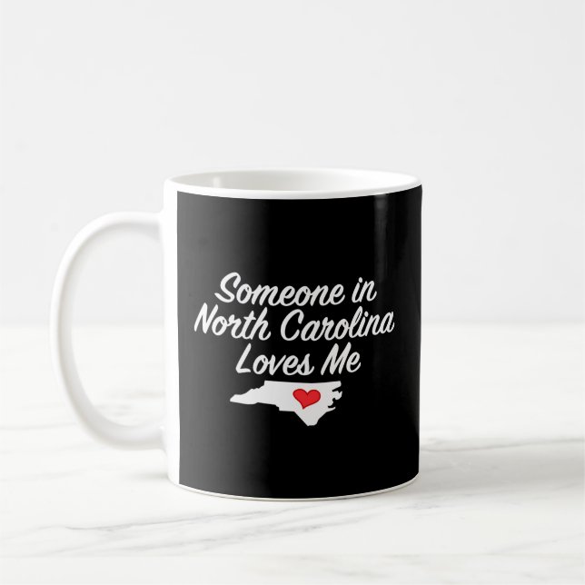 Mug Quelqu'Un En Caroline Du Nord M'Aime (Gauche)