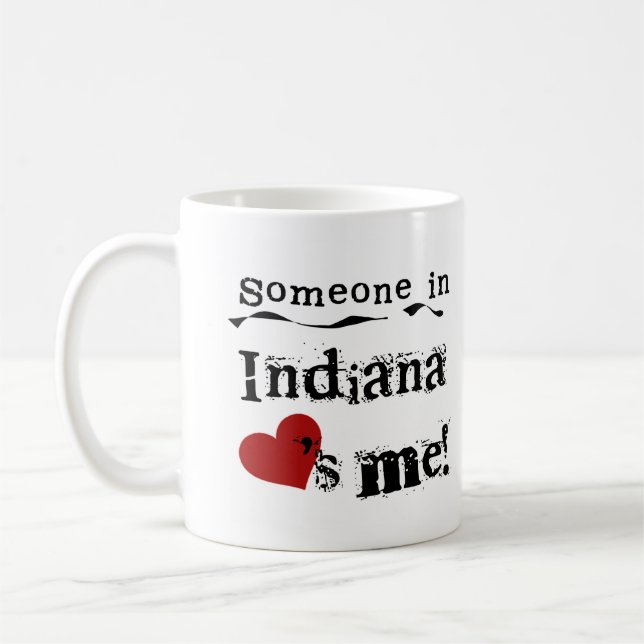 Mug Quelqu'un en Indiana m'aime (Gauche)
