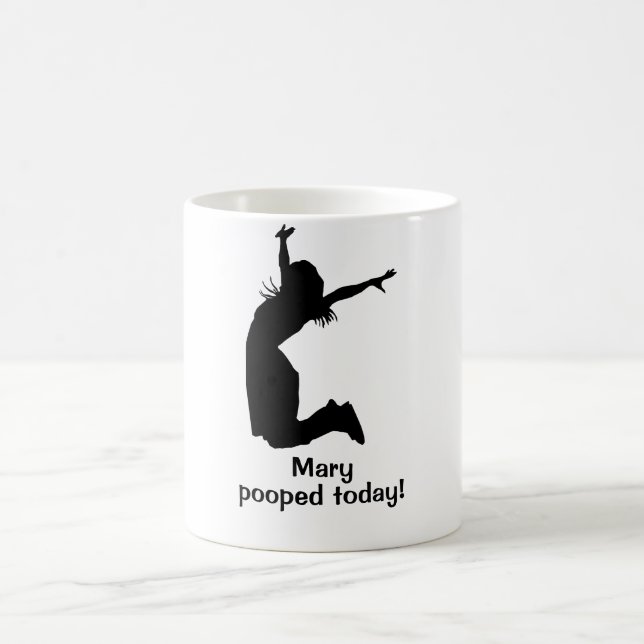 Mug Quelqu'un pooped aujourd'hui a personnalisé le (Centre)