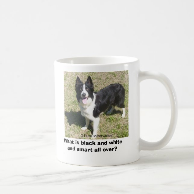 Mug Quels sont noirs et blancs et futés partout ? (Droite)