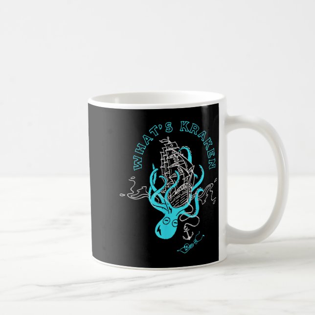 Mug Quest-ce que Kraken Drôle Pieuvre Monstre Marin Gr (Droite)