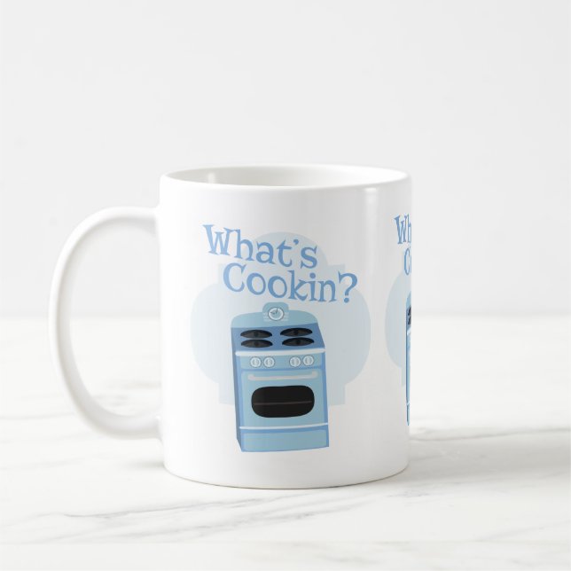 Mug Qu'est-ce que la conception d'illustration de four (Gauche)