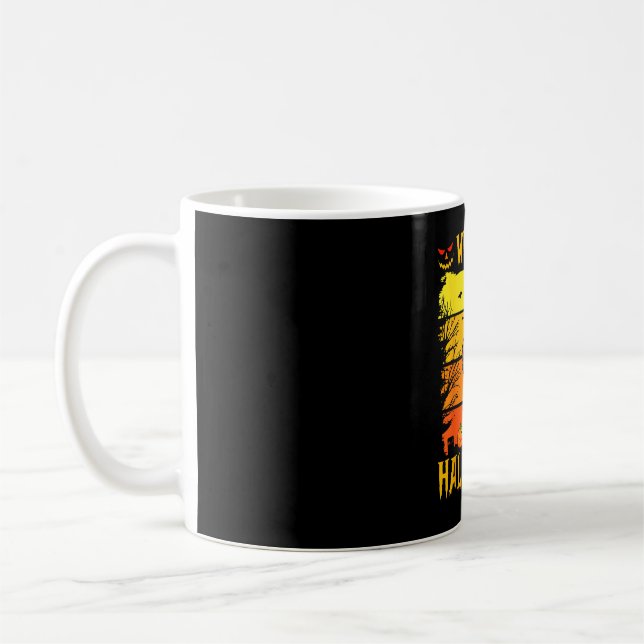 Mug Qu'est-ce que le chiot d'Halloween  (Gauche)
