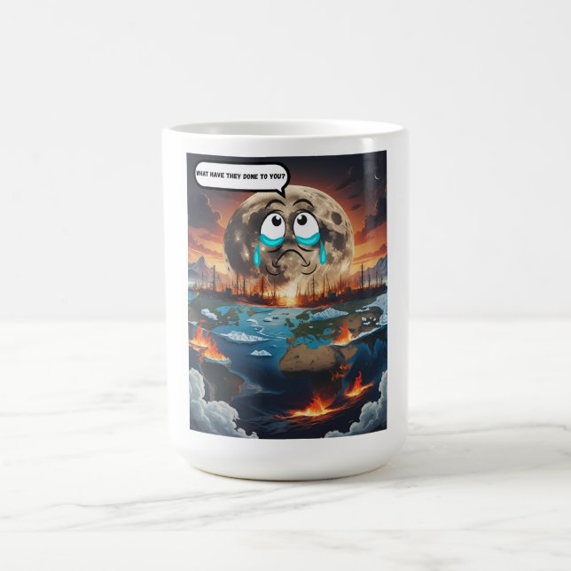 Mug Qu'est-ce qu'ils t'ont fait ? - Si La Lune Le Pouv (Centre)