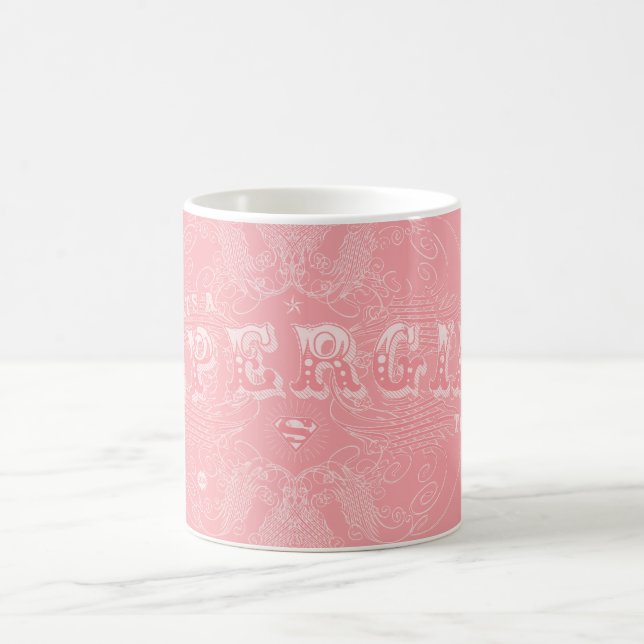 Mug Qu'est-ce qu'une super fille à faire rose (Centre)