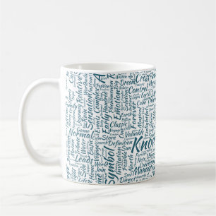 Mug Question Apprendre Nuage MotssTexte Motif Message