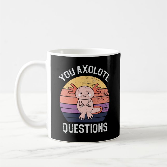 Mug Questions Axolotl (Gauche)