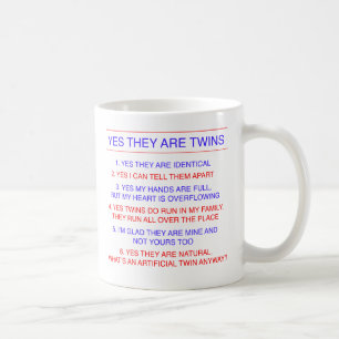 Mug Questions de jumeaux identiques