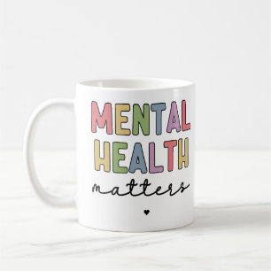 Mug Questions de santé mentale Sensibilisation à la