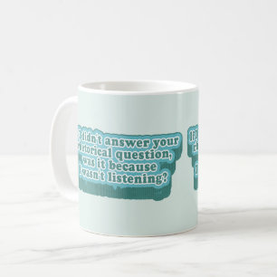 Mug Questions rhétoriques Grammaire amusante