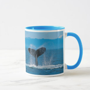 Mug Queue de baleine de bosse, contre la pêche à la