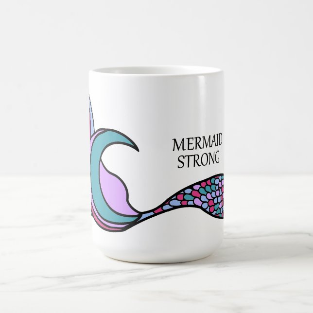 Mug Queue de sirène solide (Centre)