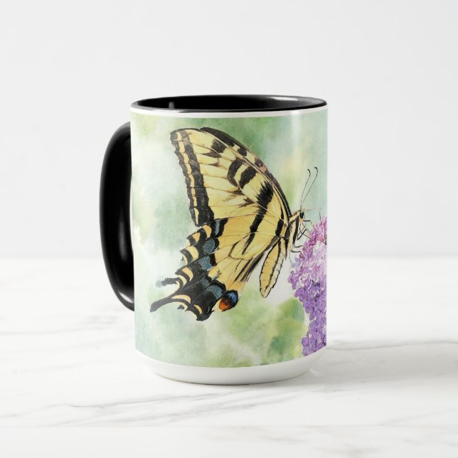 Mug "Queue de Tige sur Lilas"  (Devant gauche)