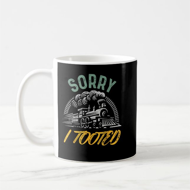 Mug Qui A Pris Le Train Hommes Drôle Amateurs De Train (Gauche)