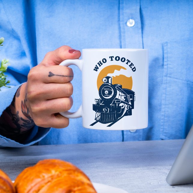 Mug Qui a pris le train ingénieur et la locomotive fer (Créateur téléchargé)