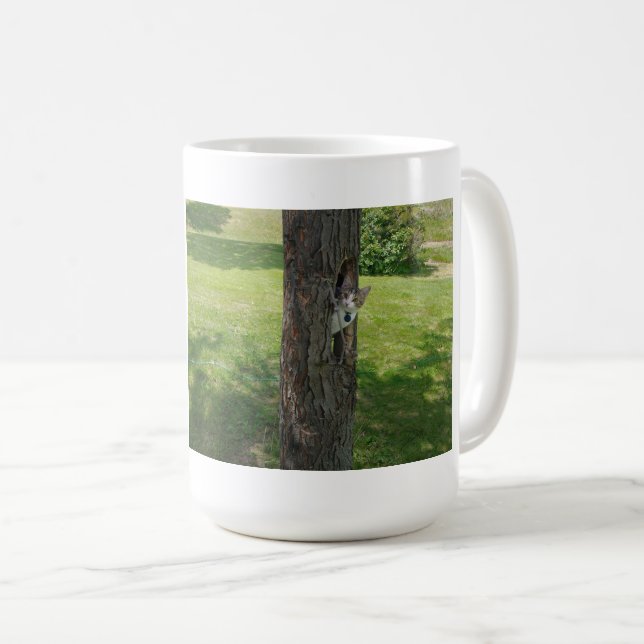 Mug Qui a pris l'échelle 00 (Devant droit)