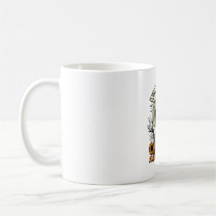 Mug Qui Appelez-Vous Chat Peureux Halloween Noir_1