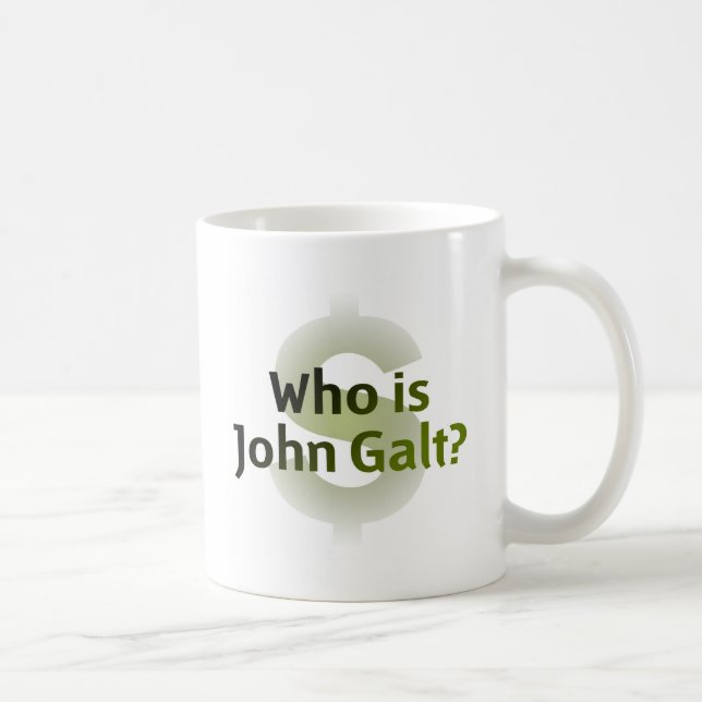 Mug Qui est John Galt ? Symbole d'argent (Droite)